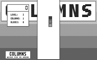 Columns atari screenshot